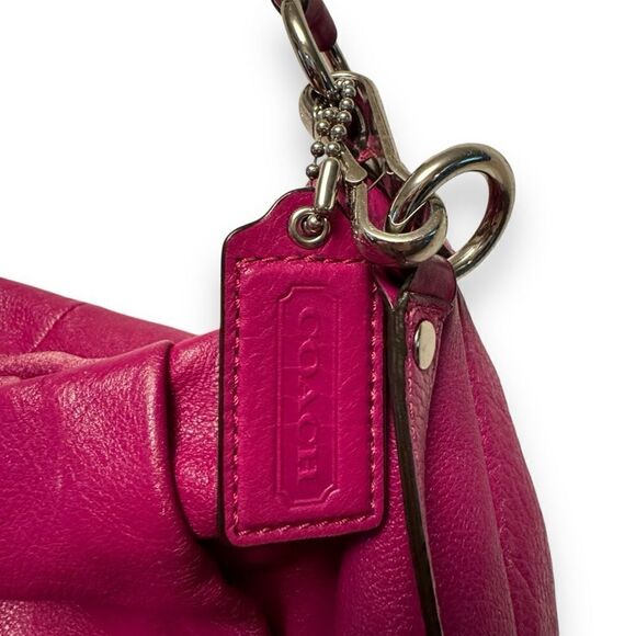 Coach Madison Isabelle Leather Satchel Purse - Picture 4 of 8